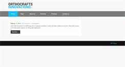 Desktop Screenshot of orthocrafts.com